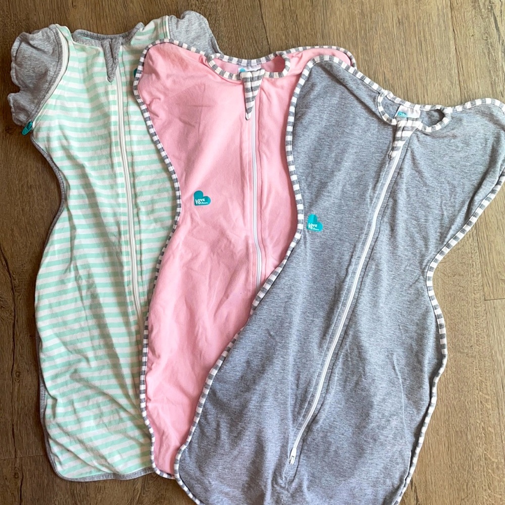 Love to Dream Swaddle Up bundle lot Size M 13-19lbs  Sleep Sack Transition Bag